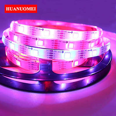 DC5V APA102 RGB LED Strip Light 30LEDs/m SMD 5050 RGB White Flexible Tape Strips Waterproof Silicon Coating IP65 LED Lights TV