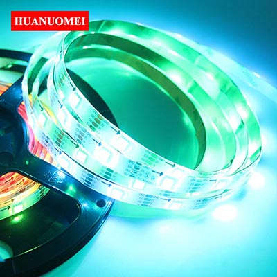 5V 32LEDs/m APA107 LED Strip APA102 Digital RGB Pixel Light 5050 SMD Flexible Tape Ambilight TV 5M/Roll WHITE PCB Waterproof IP65